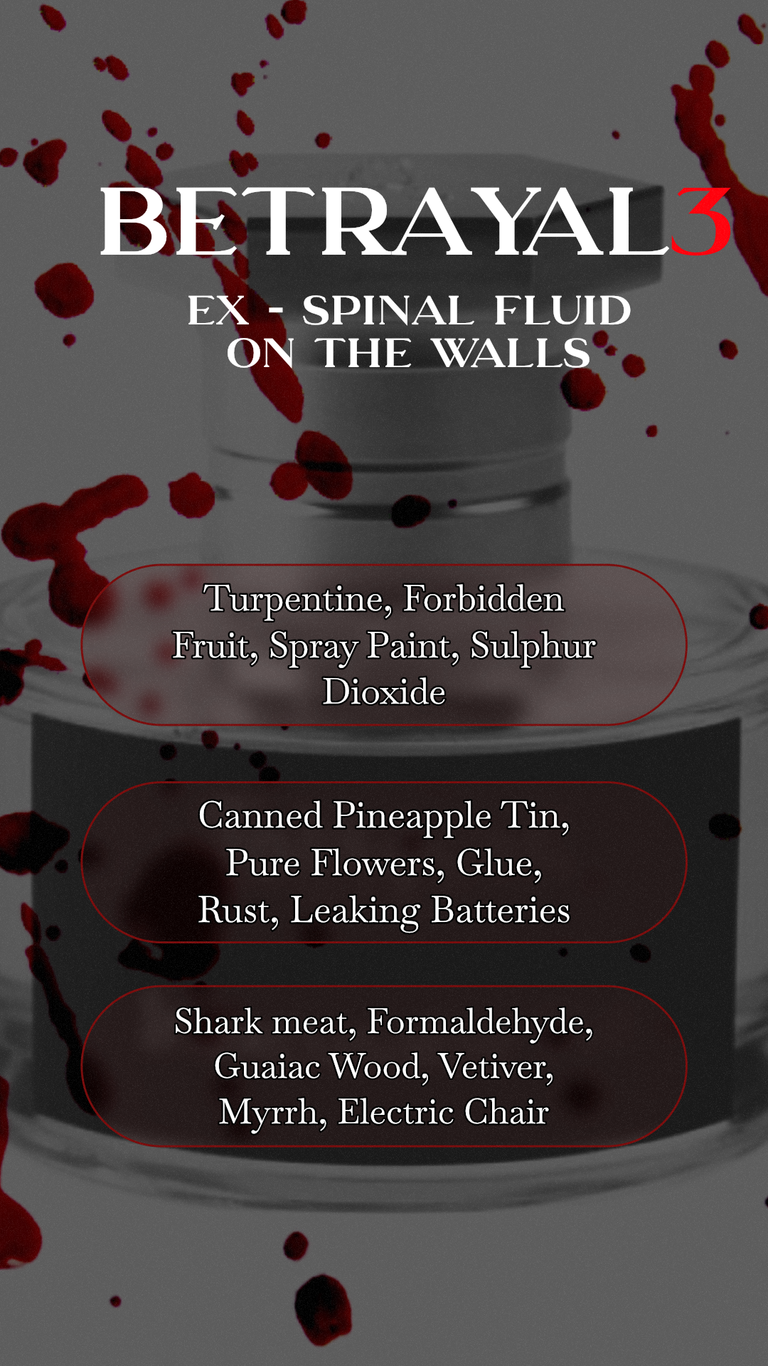 Betrayal 3 (EX Spinal Fluid On The Walls) - 60ml preorder