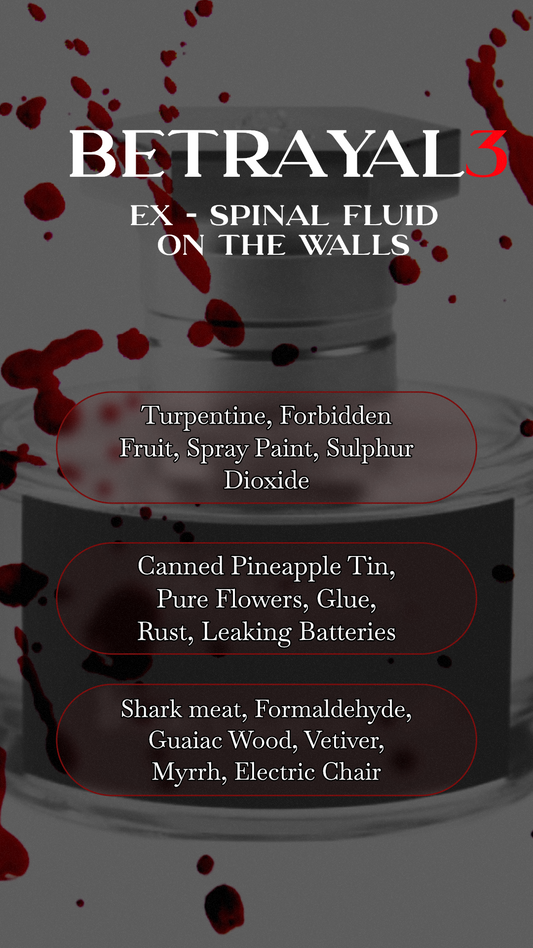 Spinal Fluid On The Walls (Betrayal Collection) - 60ml preorder